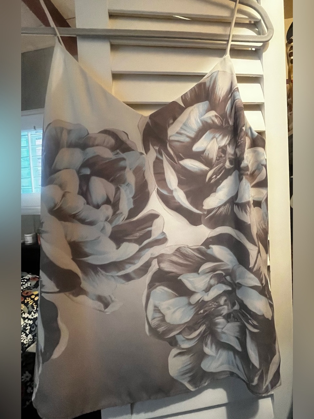Calvin Klein Cream Satin Blouse